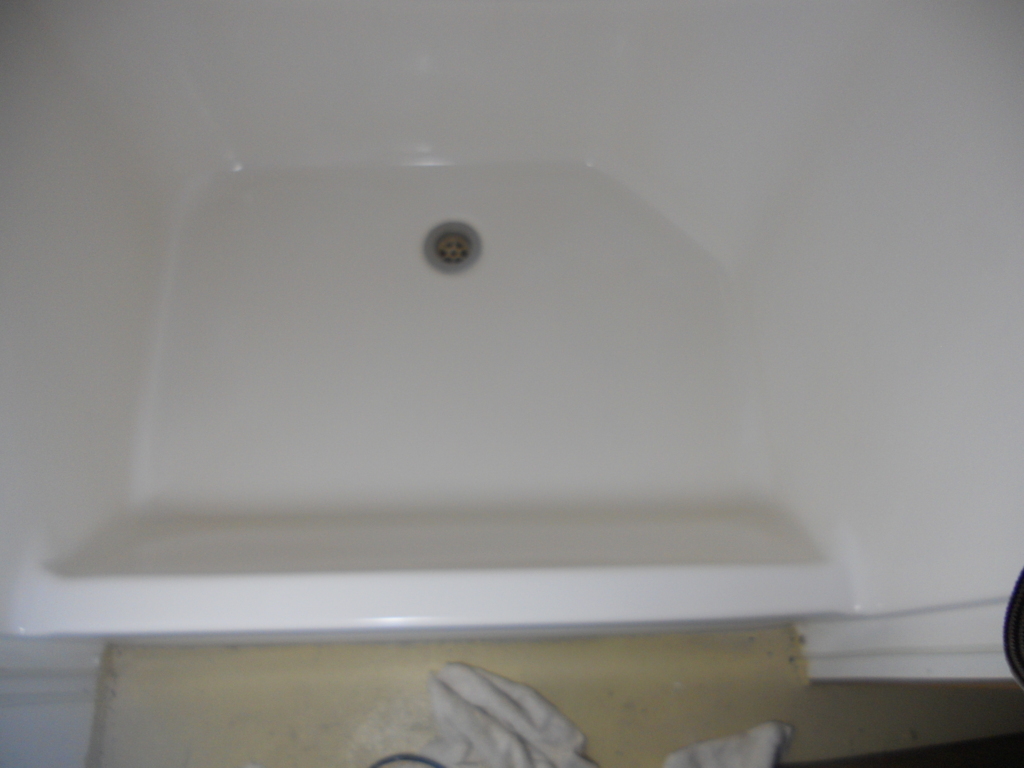 Moldy sink after